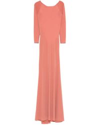 Alex Perry - Open-Back Long-Sleeve Maxi Dress - Lyst