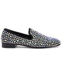 Giuseppe Zanotti - Marvin Caleido Crystal-embellished Loafers - Lyst