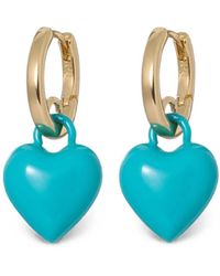 Roxanne Assoulin - Itsy Bitsy Heart Hoop Earrings - Lyst
