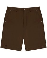 Palm Angels - Palm Type Logo-Embroidered Shorts - Lyst