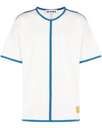Sunnei - T-Shirt in Colour-Block-Optik - Lyst