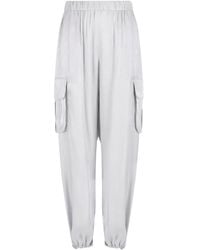 ARMANI EXCHANGE - Wide-Leg Trousers - Lyst