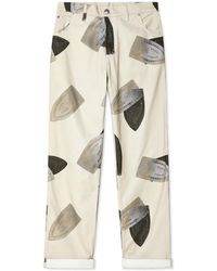 Charles Jeffrey - Art Denim Straight-Leg Jeans - Lyst