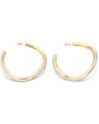 JOSEPH - Bean Xl Organic-Shape Hoop Earrings - Lyst