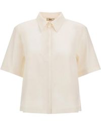 Herno - Short-Sleeved Wool Shirt - Lyst