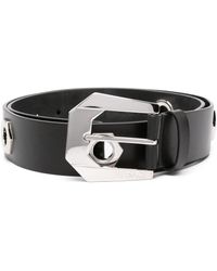 Versace - Nuts & Bolts Heritage Leather Belt - Lyst