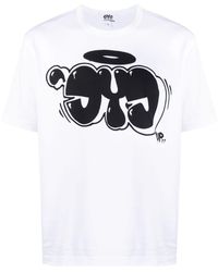 Junya Watanabe - T-shirt Met Graffitiprint - Lyst