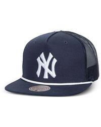 Mitchell & Ness - New York Yankees Mlb Roper Trucker Baseball Cap - Lyst