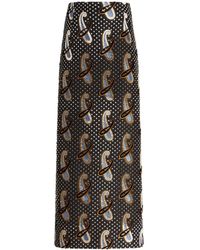 Etro - Paisley-print High-waisted Skirt - Lyst