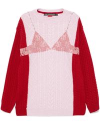 ANDERSSON BELL - Lingerie Trui Met Kant - Lyst