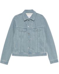 Givenchy - Logo-Patch Denim Jacket - Lyst