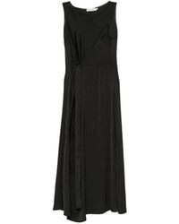 MOUTAKI - Knot-Detail Sleeveless Midi Dress - Lyst