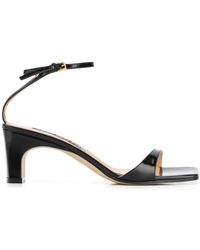 Sergio Rossi - Sr1 Geometric Heel Sandals - Lyst
