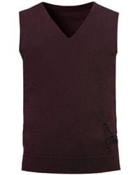 Maison Margiela - Four-Stitch Distressed Vest - Lyst