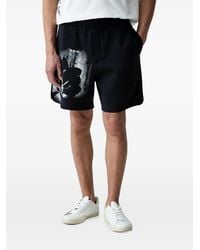 ARMANI EXCHANGE - Floral-Print Shorts - Lyst