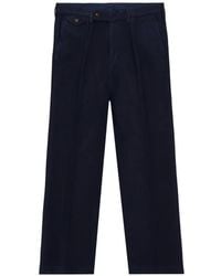 Fortela - Riviera Reversed Canvas Trousers - Lyst