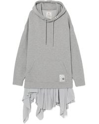 Maison Mihara Yasuhiro - Logo-Patch Hooded Dress - Lyst