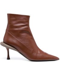 N°21 - Mesh-panelled 88mm Boots - Lyst