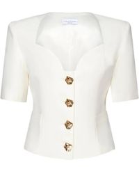 Violante Nessi - Serrier Sculptural Heart-Neck Top - Lyst
