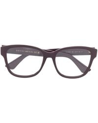 Gucci - Square-Frame Optical Glasses - Lyst