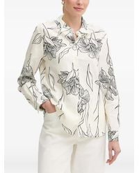 GAUDI - Chemise Fleurie À Manches Longues - Lyst