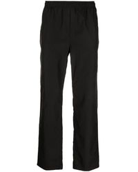 Soulland - Erich Embroidered-logo Trousers - Lyst