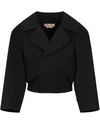 Marni - Double-Breasted Jacket - Lyst