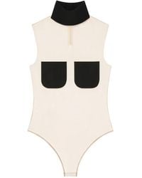 Courreges - Two-Pocket Illusion Bodysuit - Lyst