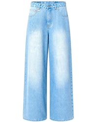 METALWOOD STUDIO - Faded Wide-Leg Jeans - Lyst