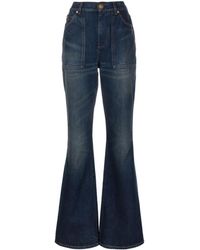 Balmain - ハイライズ フレアジーンズ - Lyst