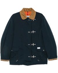 Fay - Lobster-Clasp Corduroy-Collar Jacket - Lyst