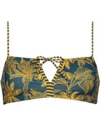 Eres - Rêve Botanical-Print Bikini Top - Lyst