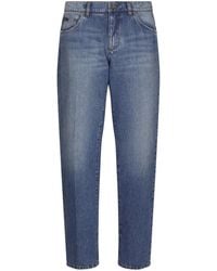 Dolce & Gabbana - Straight Mid-Rise Jeans - Lyst