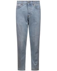 BE ABLE - Faded-Wash Straight-Leg Jeans - Lyst