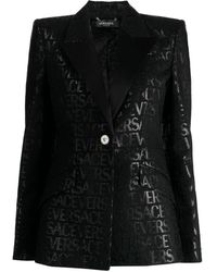 Versace - ロゴ シングルジャケット - Lyst