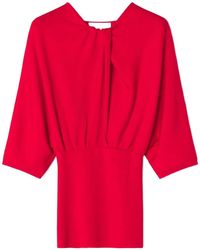 Lanvin - Merino Wool Sweater With Bow Detail - Lyst