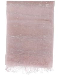 Faliero Sarti - Lurex-Detail Scarf - Lyst