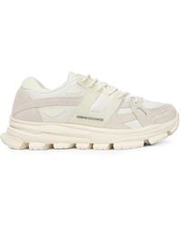 ARMANI EXCHANGE - Panelled Chunky-Sole Sneakers - Lyst