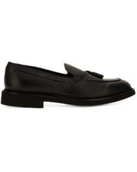 Doucal's - Tassel Grained Leather Loafers - Lyst