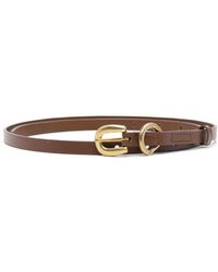 AURALEE - Buckle-fastening Leather Belt - Lyst