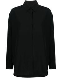 Nili Lotan - Silk Long-Sleeved Shirt - Lyst