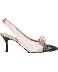 Chloé - Alba Bow Pumps - Lyst