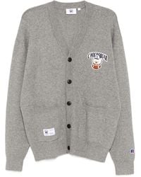 Chocoolate - X Russell Athletic Bear-Embroidered Cardigan - Lyst