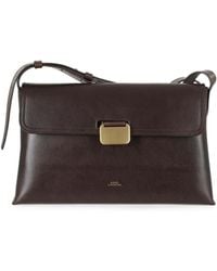 A.P.C. - Simone Leather Cross Body Bag - Lyst