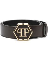 Philipp Plein - Logo-Buckle Belt - Lyst