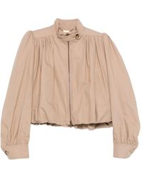 Chloé - Zipped Bomber Jacket - Lyst