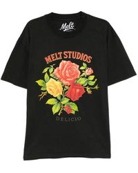 Melt - Floral-Printed T-Shirt - Lyst