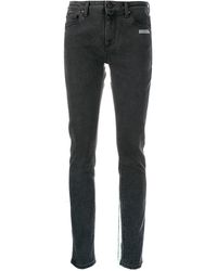 Off-White c/o Virgil Abloh - Jeans Met Gerafelde Afwerking - Lyst