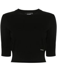DSquared² - Jersey Corto Con Cuello Vuelto - Lyst