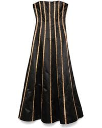 Jean Louis Sabaji - Strapless A-Line Maxi Dress - Lyst